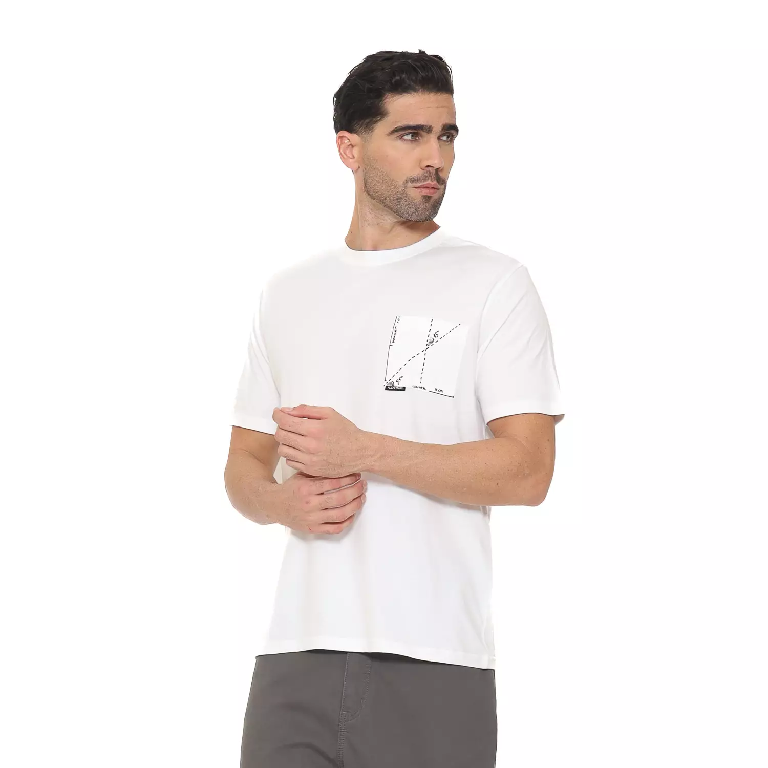 Planet Surf Clothing Kaos lengan pendek Pria Hister Men Tee Planet Surf