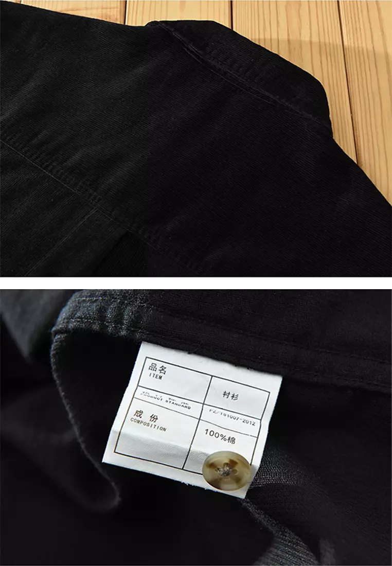 Corduroy Vintage Style Casual Shirt WM2133