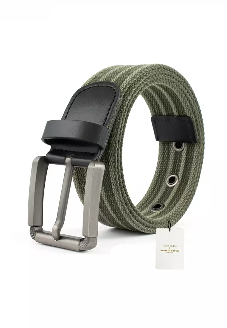 Mens canvas on sale belts online