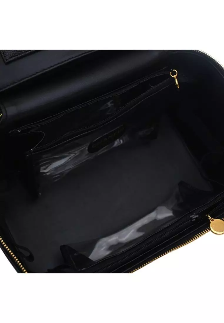 Pre-Loved Chanel Cc Caviar Vanity Bag