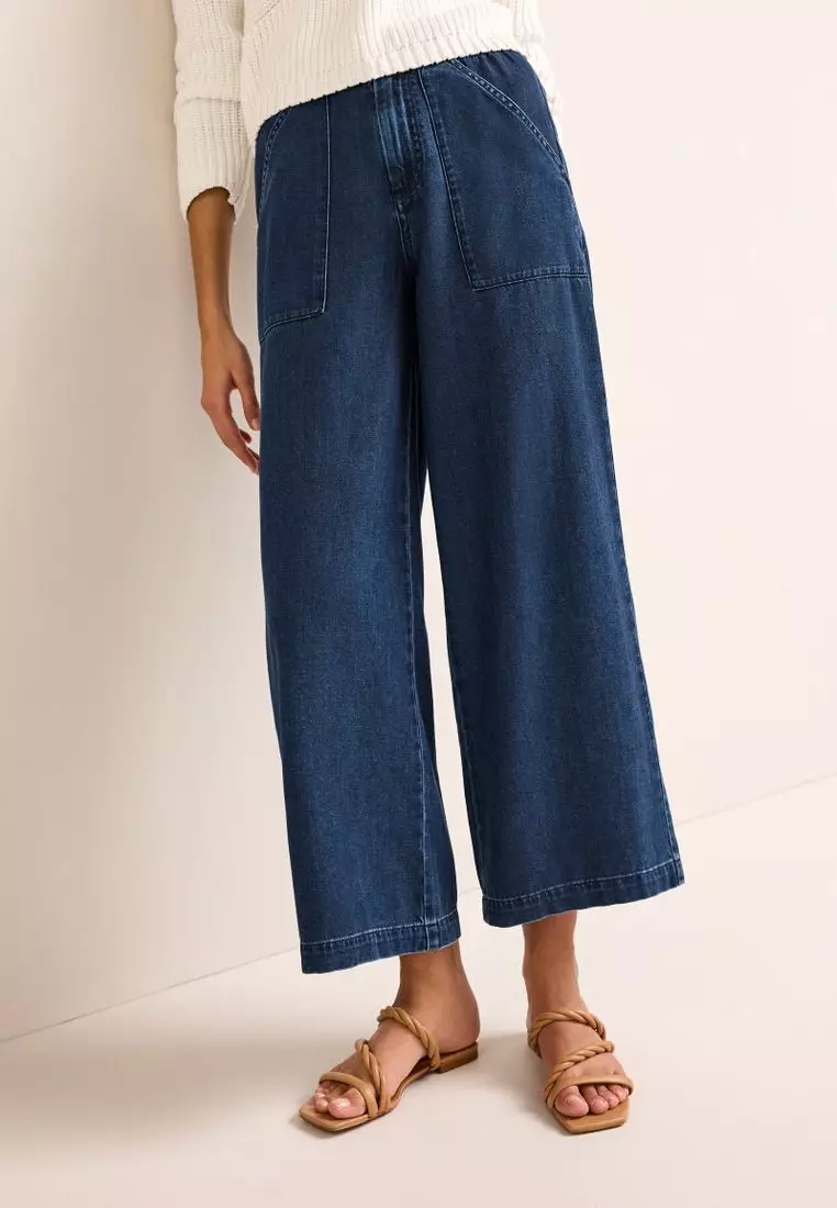 Next on sale blue trousers