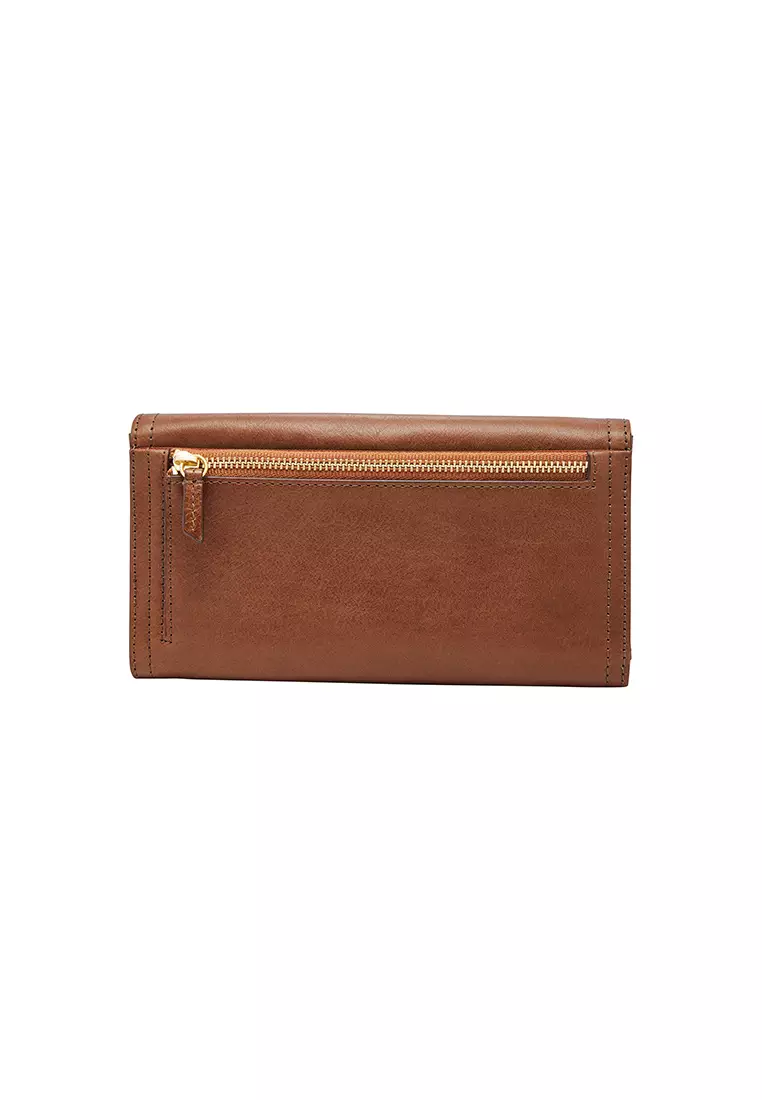 Logan Leather RFID Zip Around Clutch Wallet - SL7831001 - Fossil