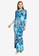 Zuco Fashion blue Modern Kurung Kedah With Cowl Neckline 1CF8CAA458670BGS_4