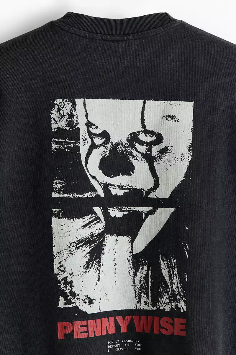 Regular Fit Boxy printed cotton T-shirt