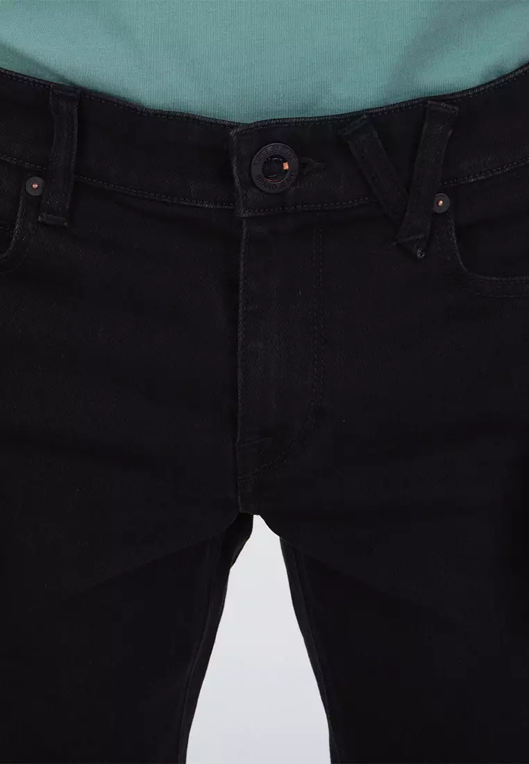 MLD 2X4 SKINNY TAPERED FIT JEANS BLACKOUT