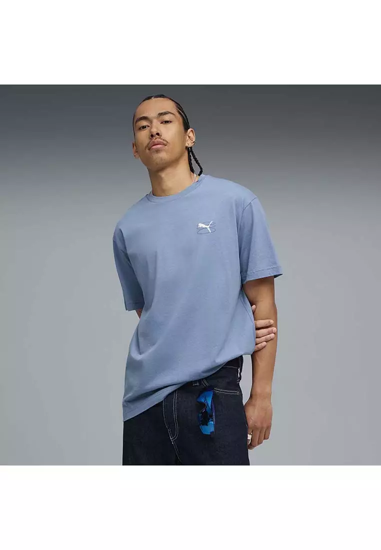 Graphic Grid Tee Men