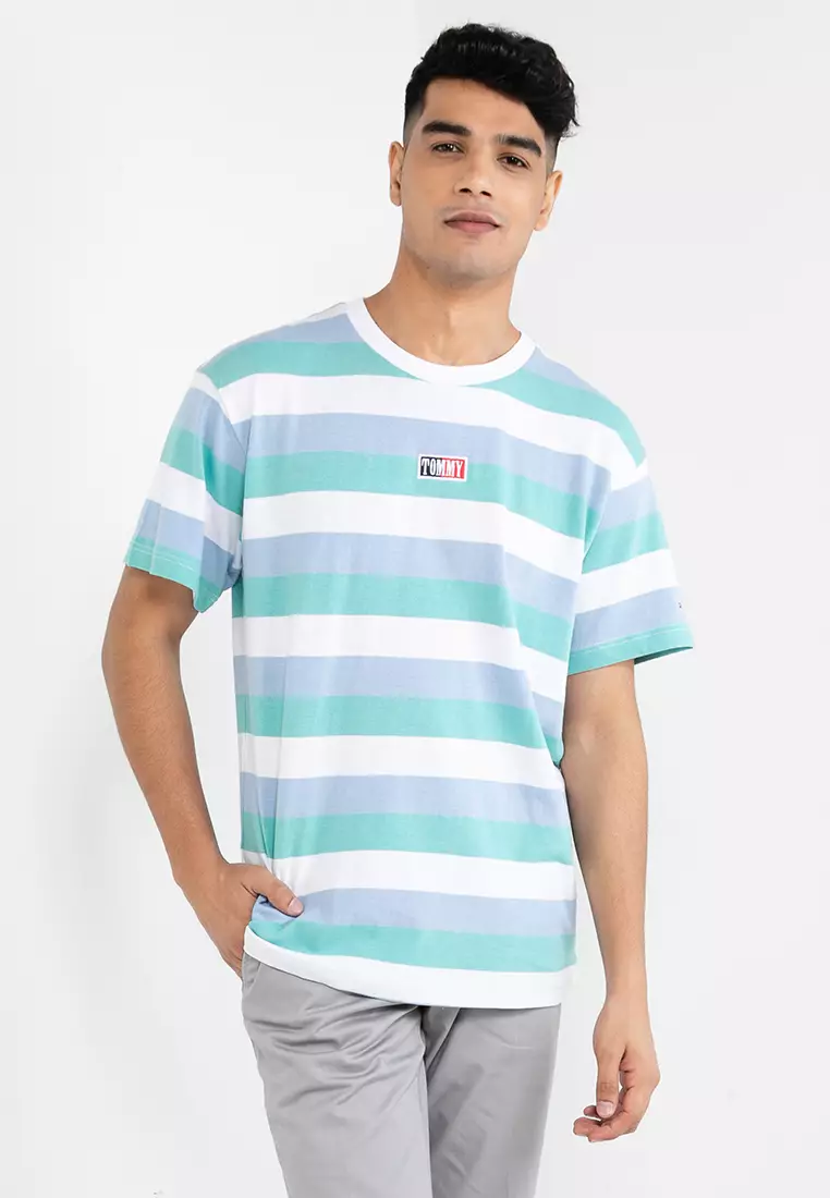 Tommy Hilfiger Timeless Stripe Tee Tommy Jeans ZALORA