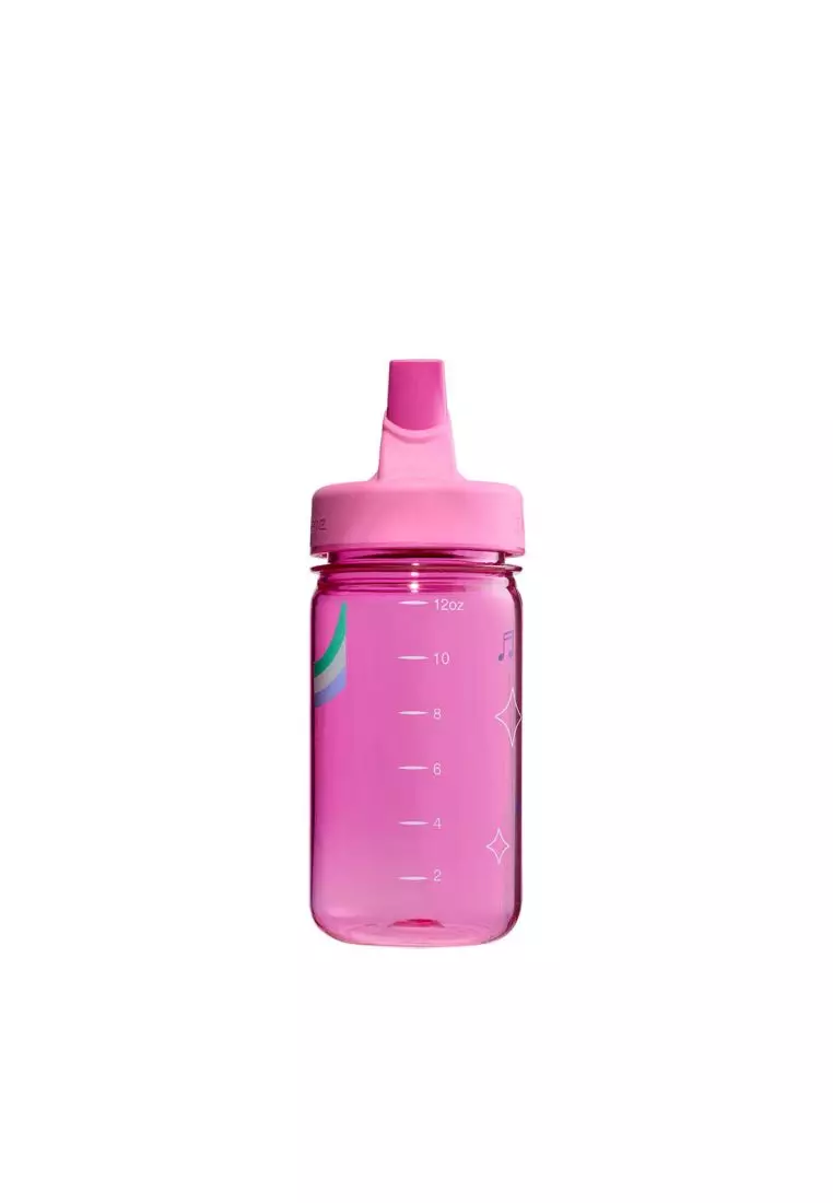 Nalgene 12Oz Kids Grip-N-Gulp Bottle Sustain - Pink Musical Elephant