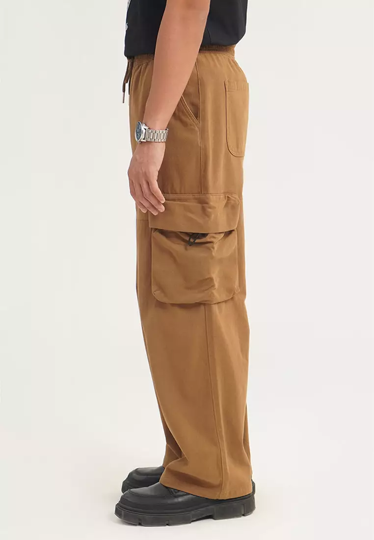 Wide Fit Pull-On Cargo Pants