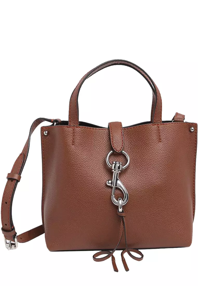 Megan Mini Tote Bag in Dark Luggage CU22EMXX58