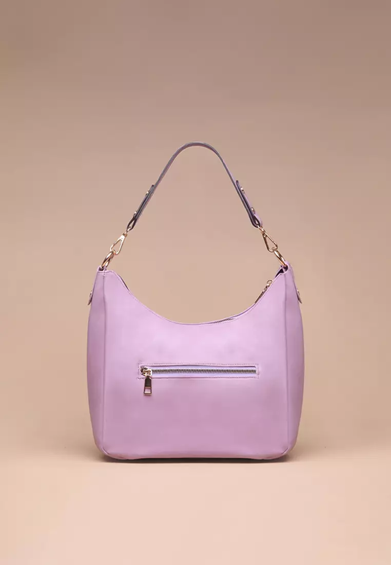 Tas Bahu Wanita Silvertote Jules Hobo Lilac