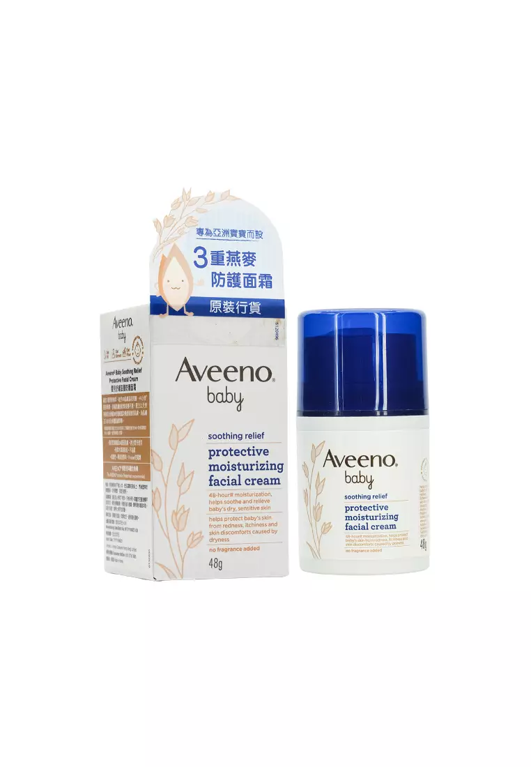 AVEENO 嬰兒舒緩滋養防護面霜48g