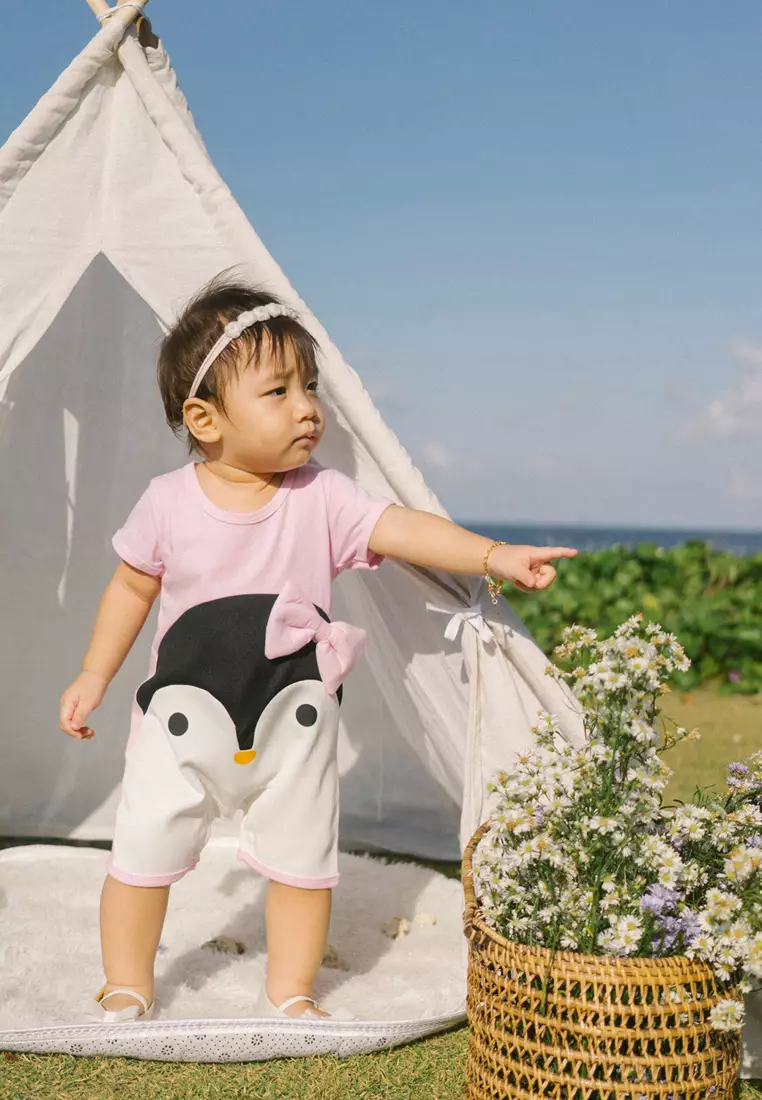 Two Mix - Baju Bayi Lucu Pinguin - Jumper Bayi Laki / Perempuan Katun 4303