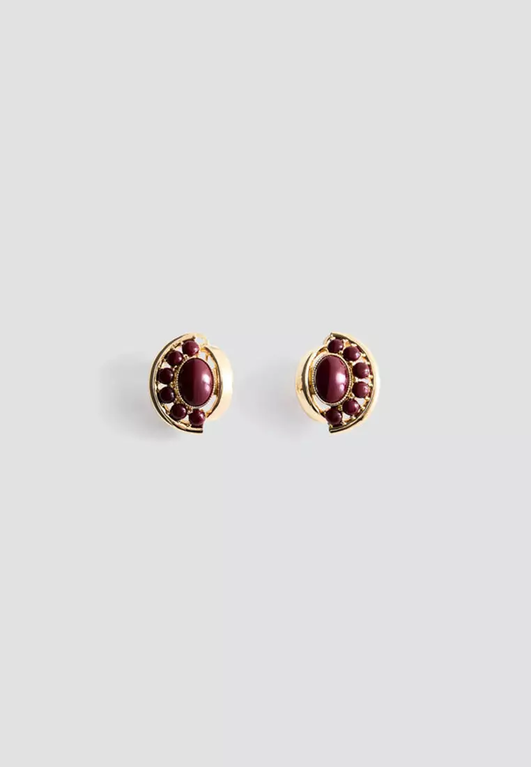Earrings With Bead Detail