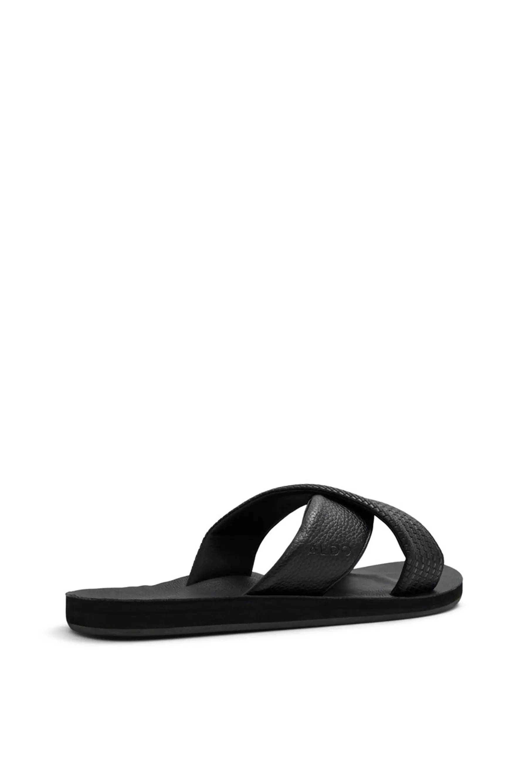 Aldo hot sale black slides