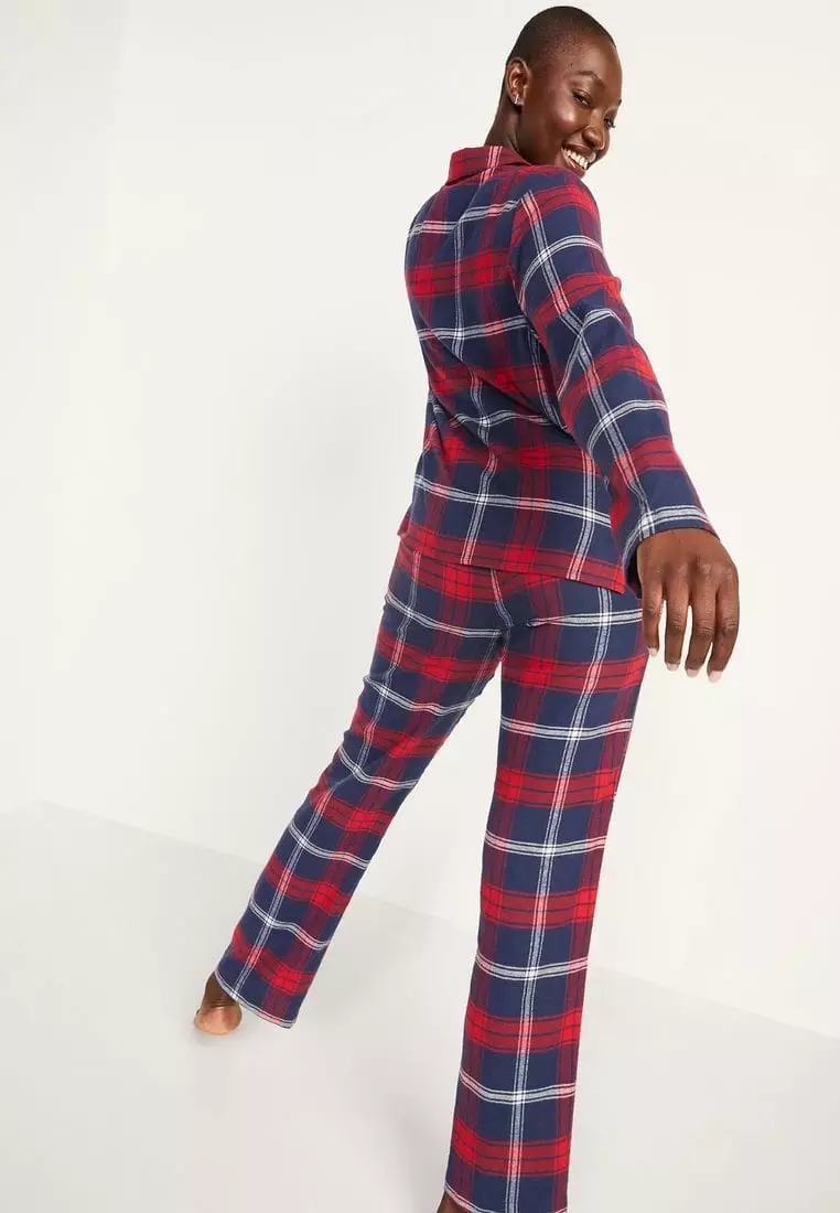 Buy Old Navy Matching Printed Flannel Pajama Set for Women 2024 Online