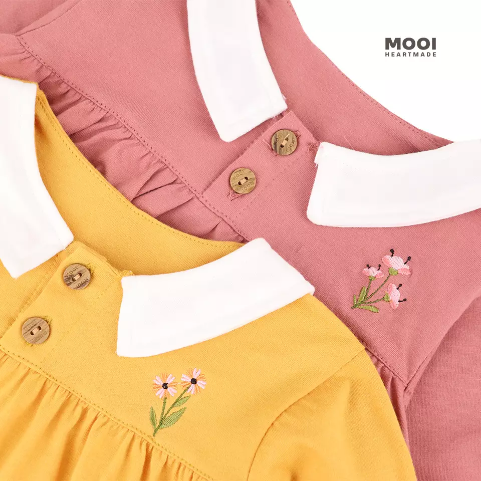 Mooi Atasan Anak Perempuan Sophia Top - Marigold