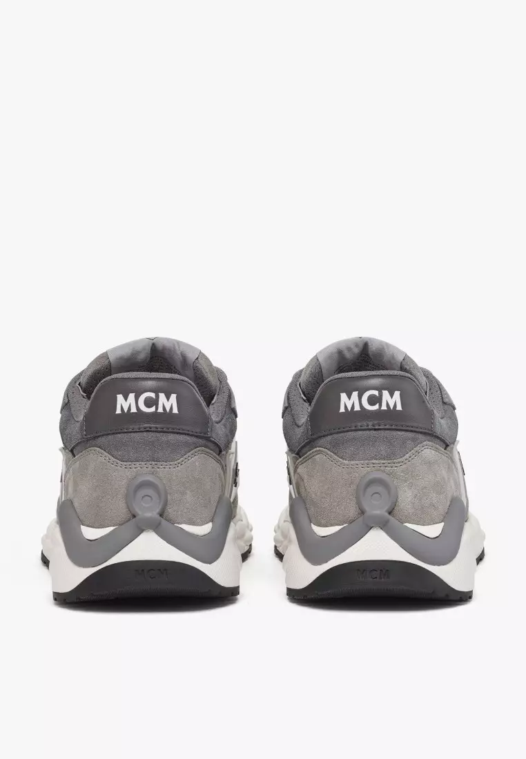 Skywander Lo Sneakers in Calf Suede and Leather