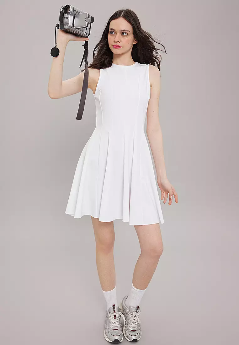 Frilled Mini Knit Dress