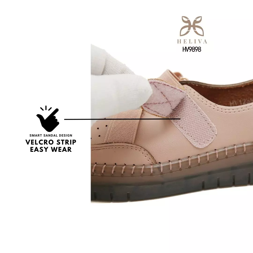 Heliva Avenna Slip-On Flats with Elastic Cross Straps HV1258