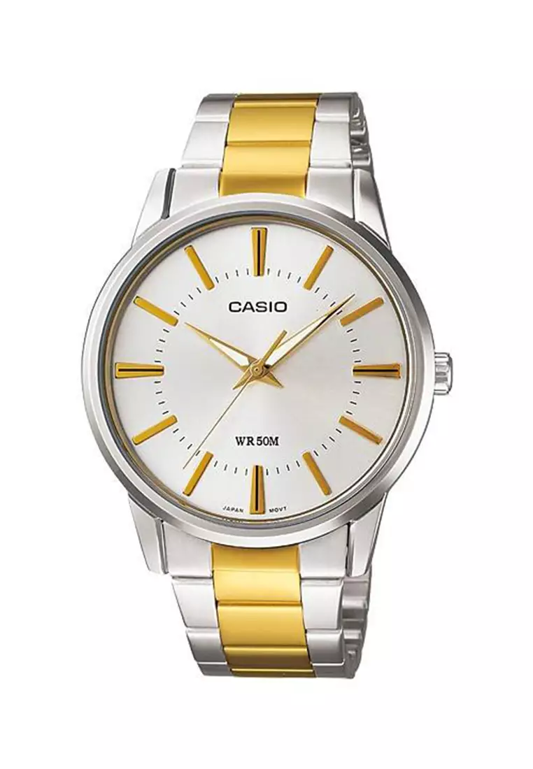 Casio silver hot sale bracelet watch