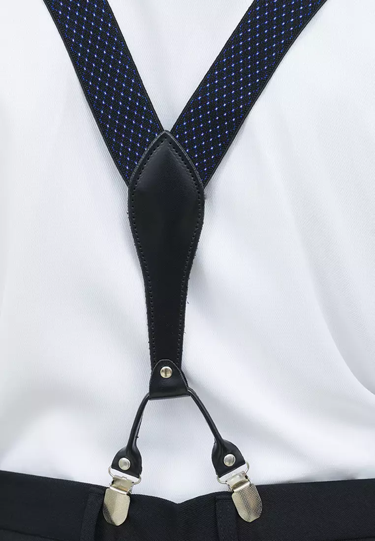 Houseofcuff Suspender Tali Jojon Karet ikat pinggang pria dewasa besar A06