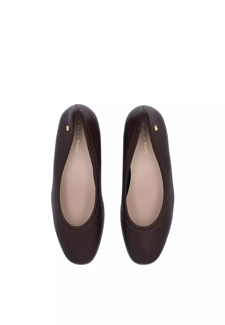 Dark Brown Kacey Pumps