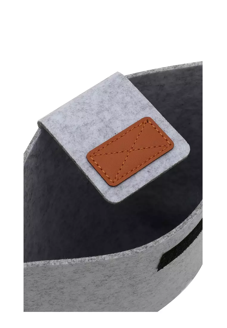 Quenty Soft Sleeve Case for Laptop 15 Inch Universal Fit Material Felt ORIGINAL - Gray