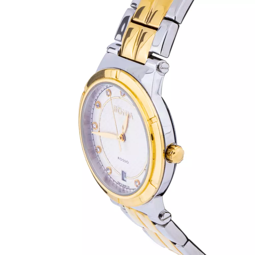 Bonia Rosso BR129-2117 - Jam Tangan Wanita - Silver Gold
