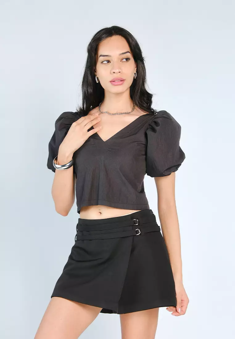 Nobleza Foulden Short Sleeve Top