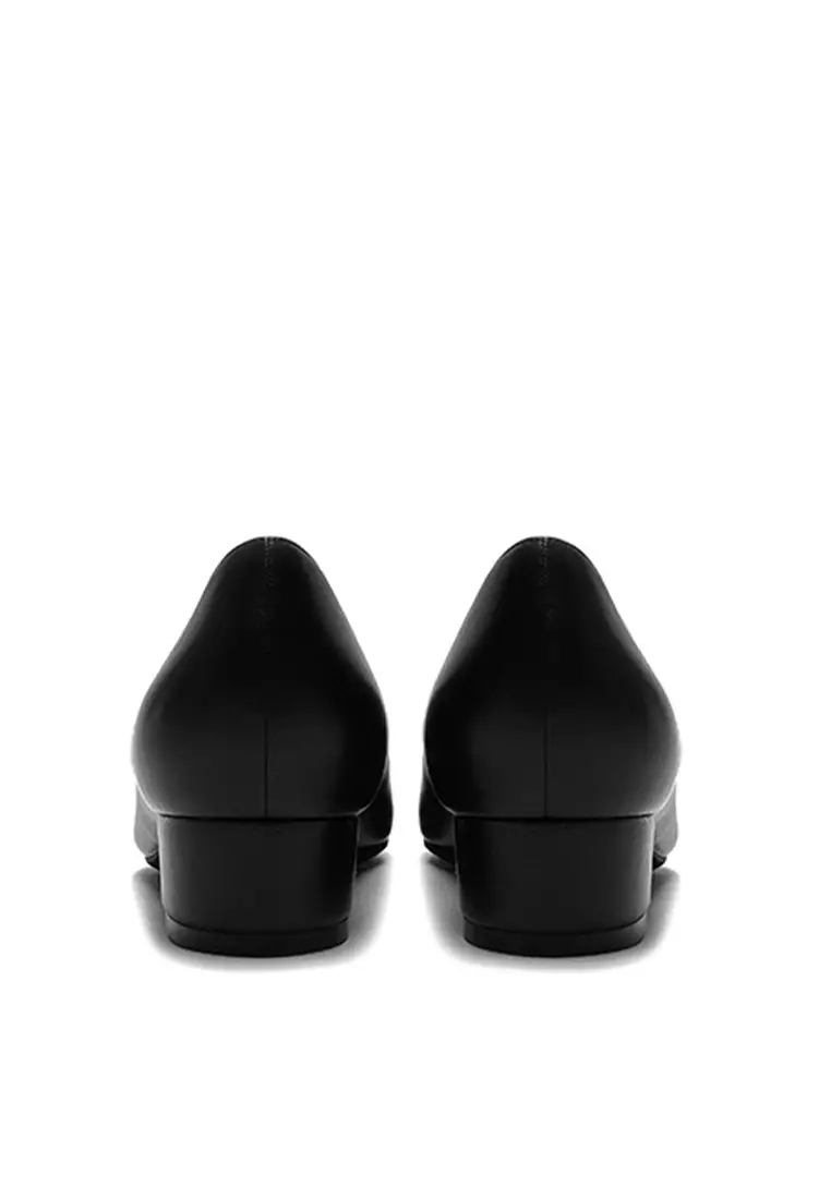 3CM Uniform Pointed Low Heel Shoes HZL231