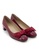 Shu Talk red AMAZTEP Bow Patent Leather Square Toe Ballet Pumps CA694SH9FAB836GS_6