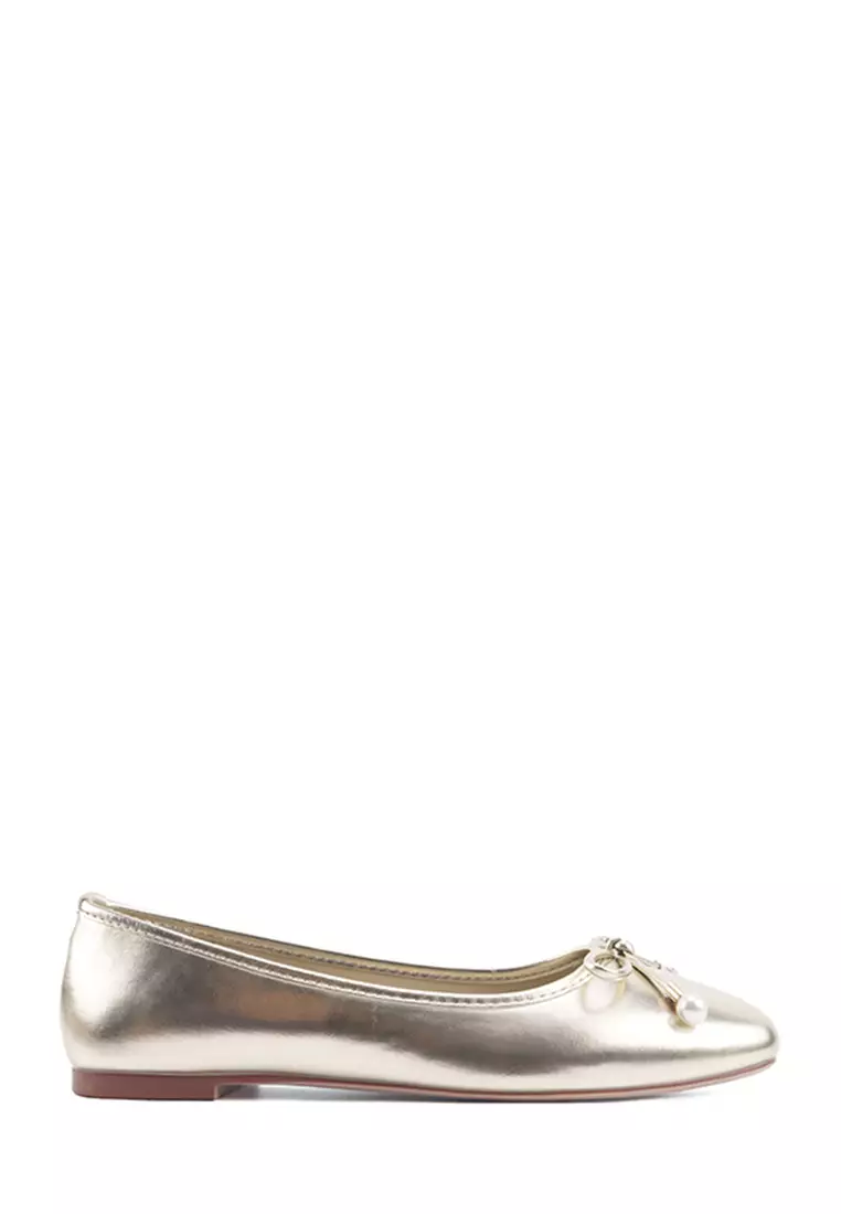 Discount on Nine West  shoes - SKU: Veronica Ballerinas Gold