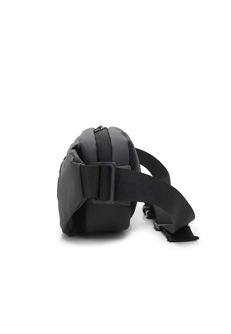 Men's Waist Bag / Belt Bag / Chest Bag (Tas Pinggang / Tas Dada Pria) - Abu-Abu