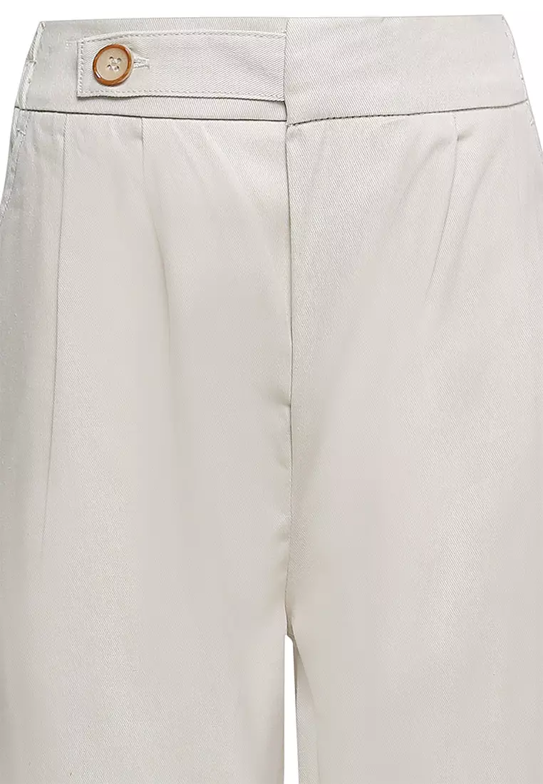 Pito Dito Girl Tandori Celana Panjang Katun Anak Cream - Size 4