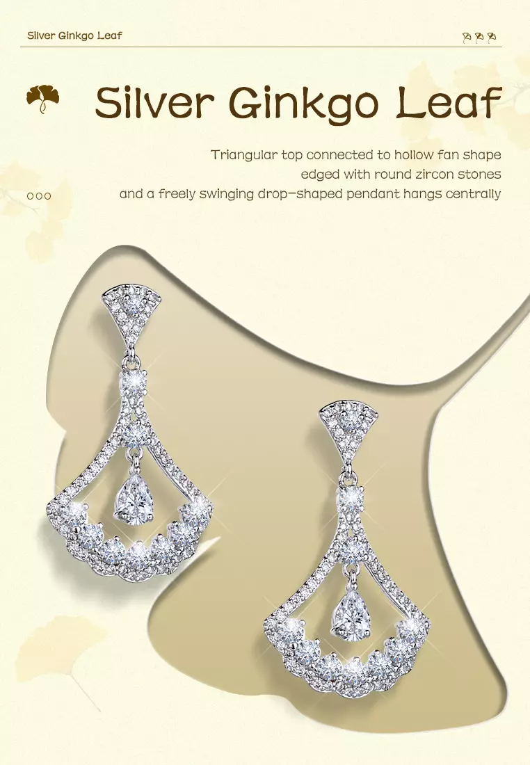 Anting Wanita Berlian Korea Elegan Perhiasan Cewek Original Anti Pudar COD