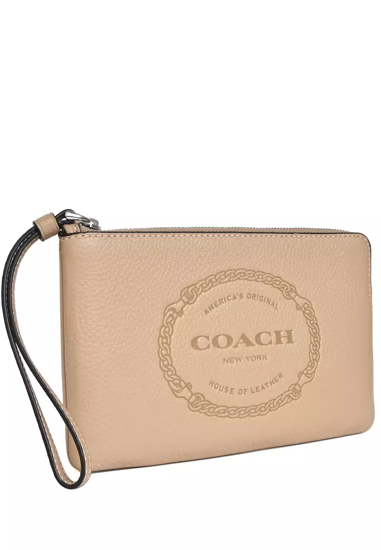 coach extra large wristlet