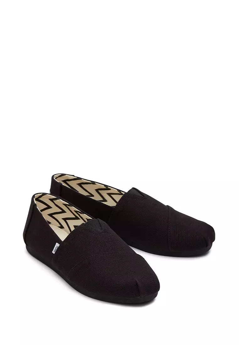 Toms black hot sale espadrilles