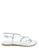 Rag & CO. white Strappy Flat Leather Sandals A00DBSH262F574GS_1