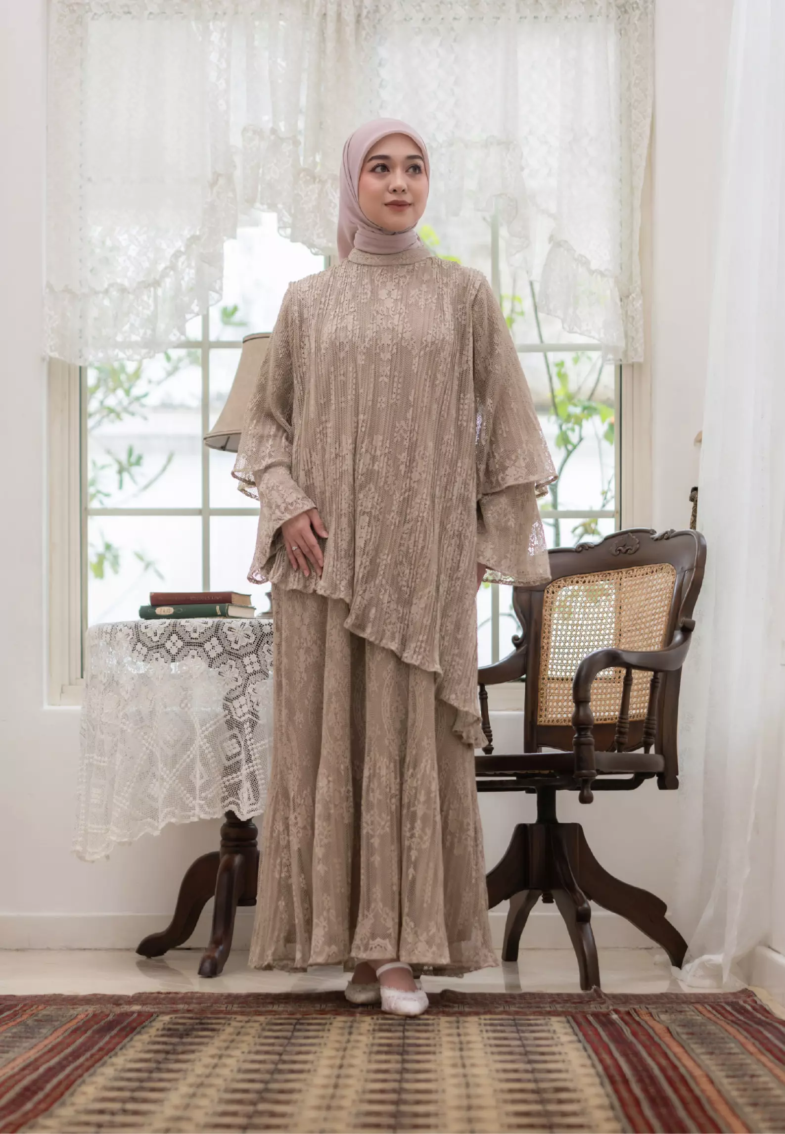 Damara Dress - Stone