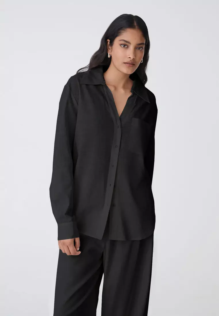 Jazie Tencel Linen Tab Shirt