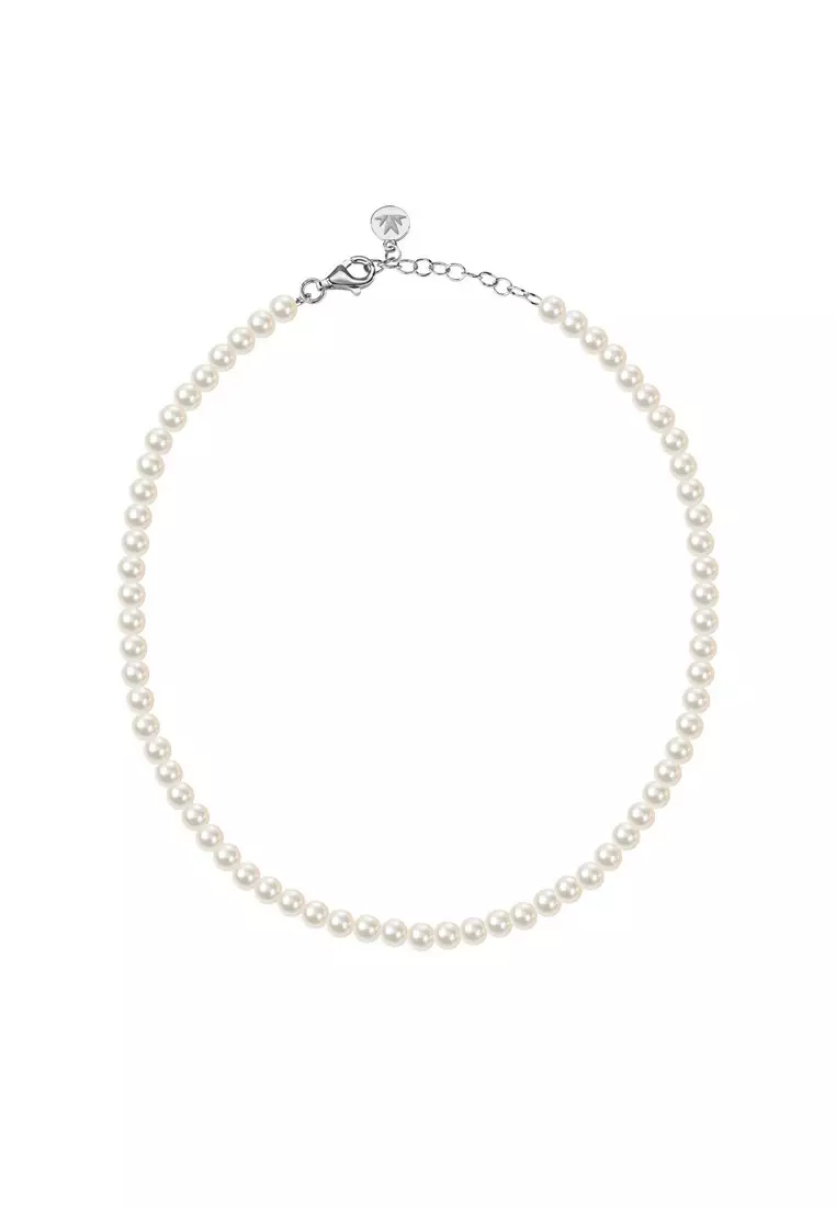 G silver pearl 2025 necklace