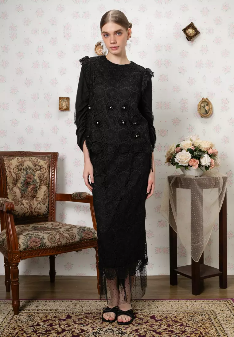 DAHLIA LACE KURUNG SET