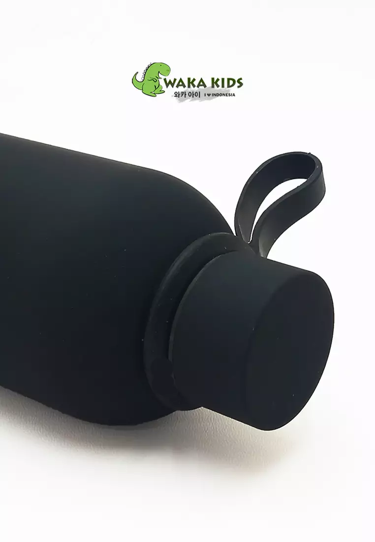 Wakakids Botol Minum Termos Stainless Steel Vacuum Tumbler Casual Simple Polos Doff 500ml K1285 Venrc Putih