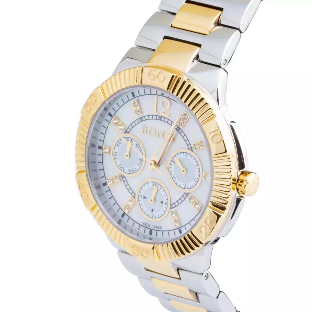 Bonia - BP10425-2155 - Jam Tangan Wanita - Silver Gold