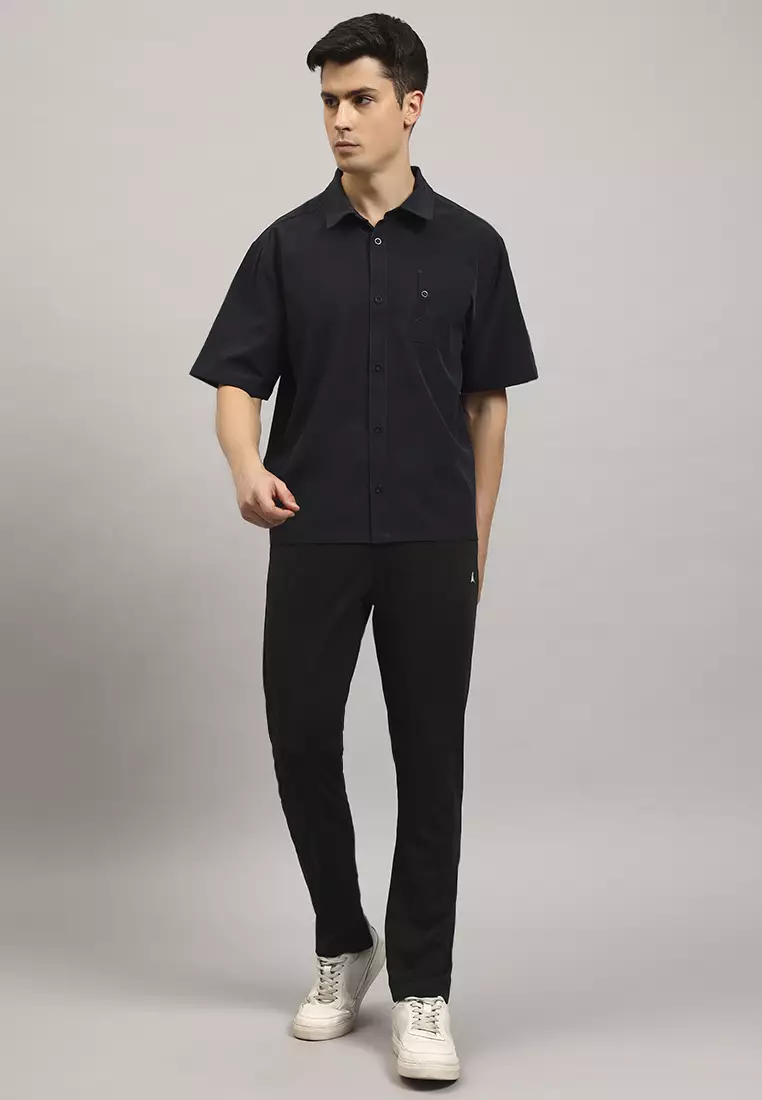 Men's Flex Short Sleeve Workwear Grey Shirt