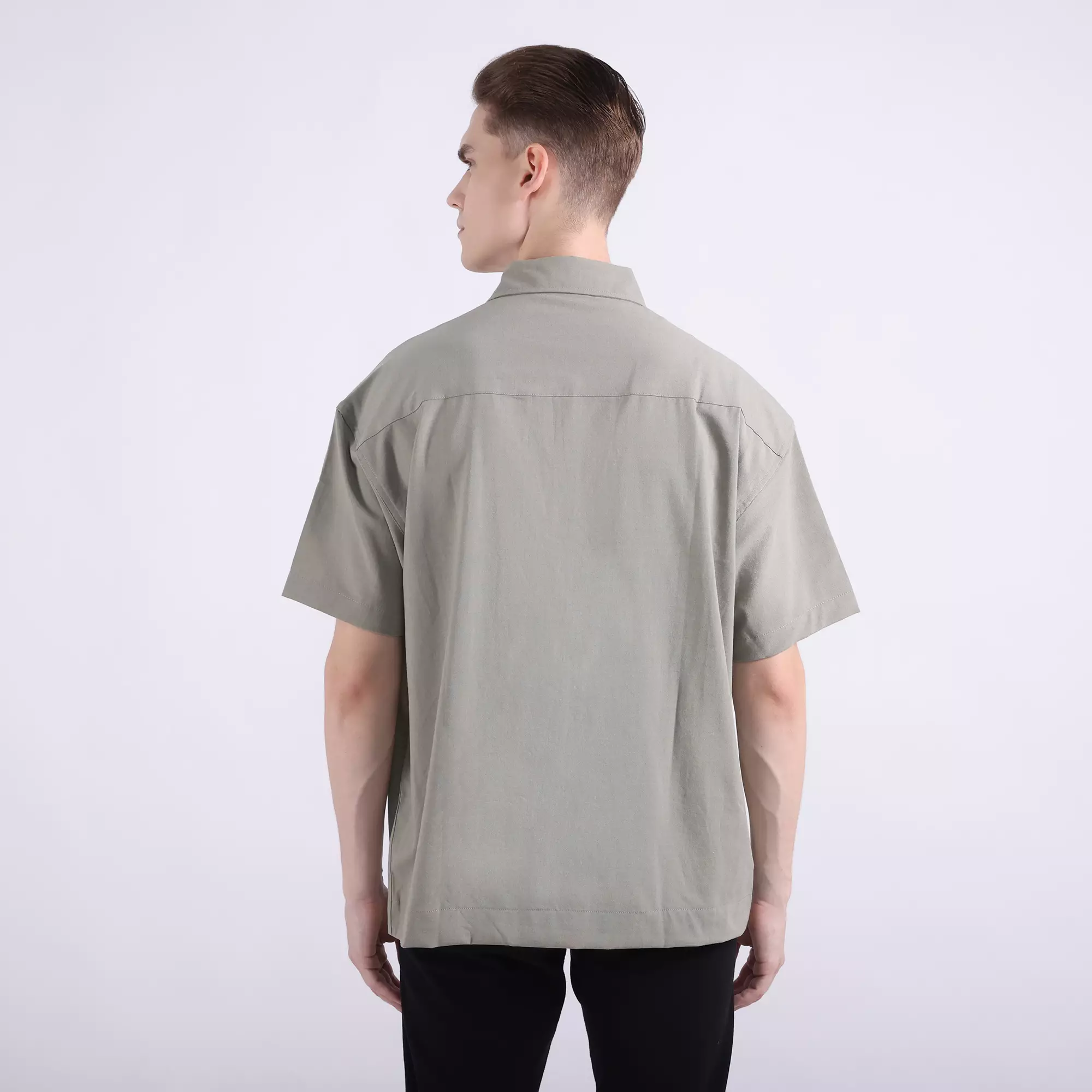 LARUSSO Resort Collection - Technical Linen Oversize Wrinkle Free - Taupe