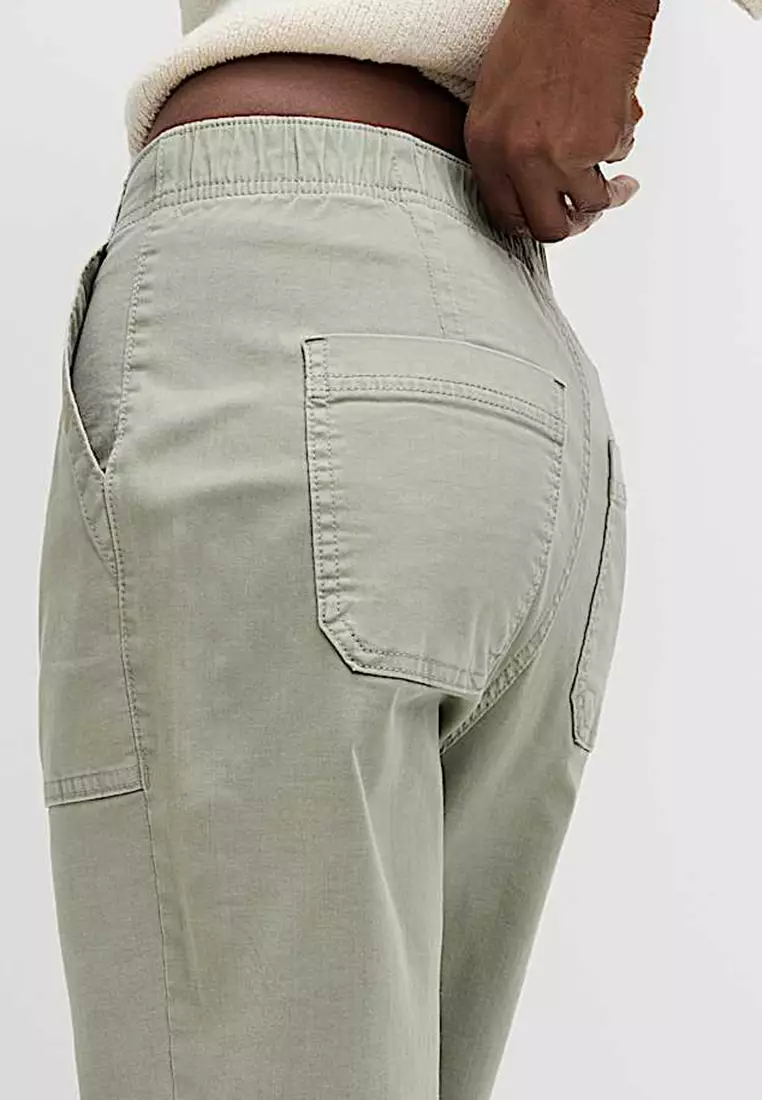 Cotton Blend Slim Fit Joggers