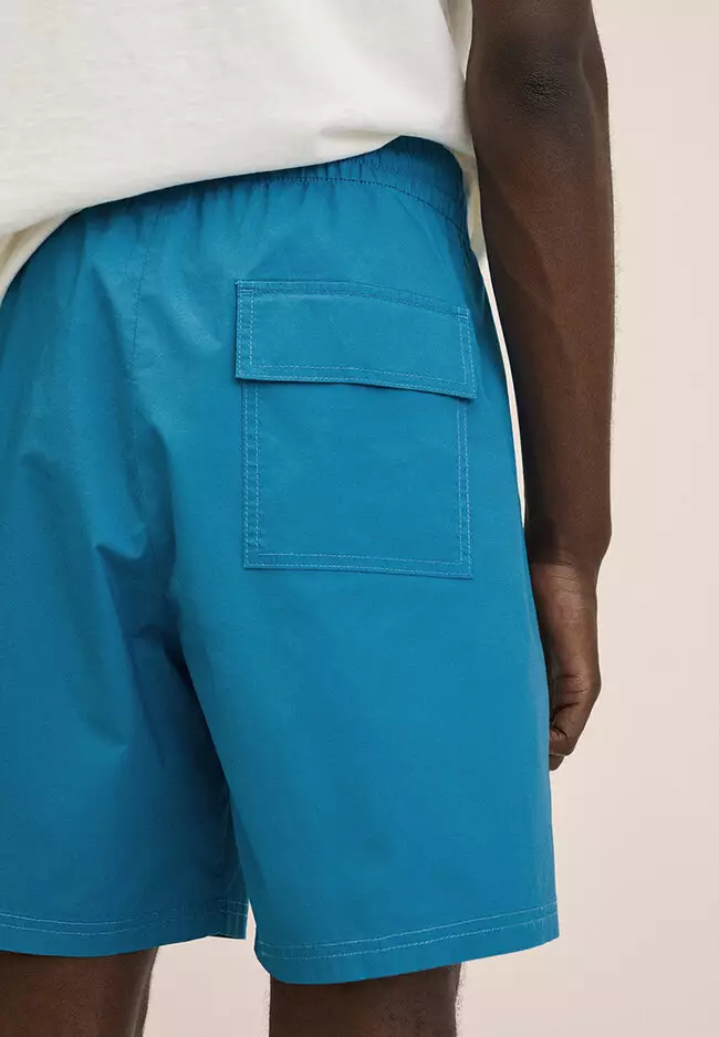 Cotton Shorts With Drawstring