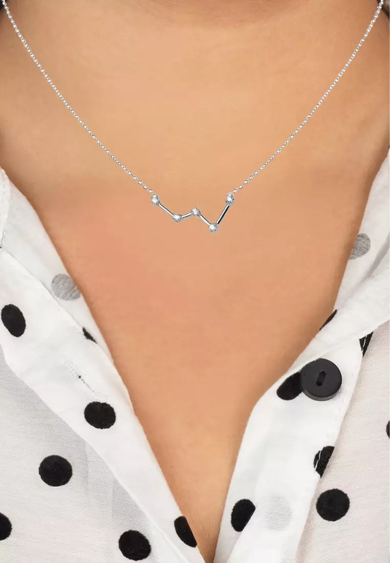 Sterling Silver Cassiopeia Necklace 